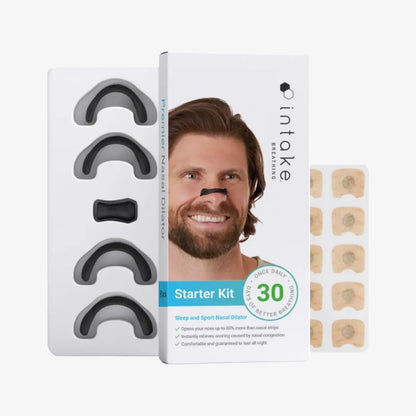 مجموعة Intake™ لدعم فتح مجرى الأنف