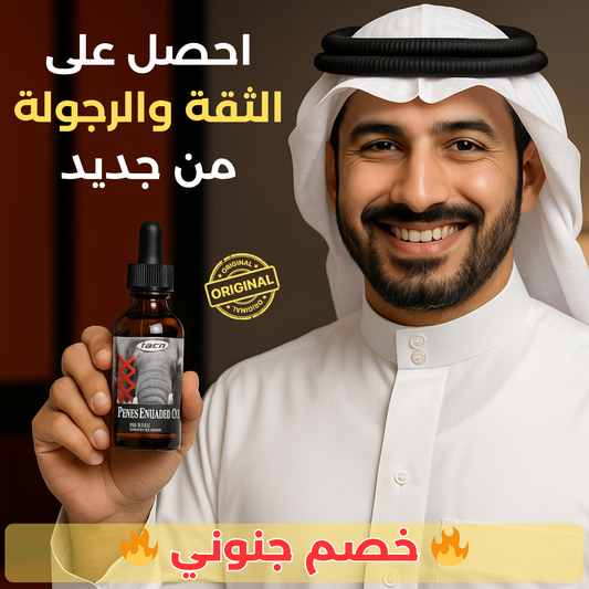 زيت XXXL بتركيبة عشبية طبيعية