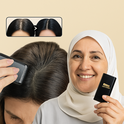 مشط تلوين الشعر المحمولة – لتغطية الشعر الأبيض بسهولة