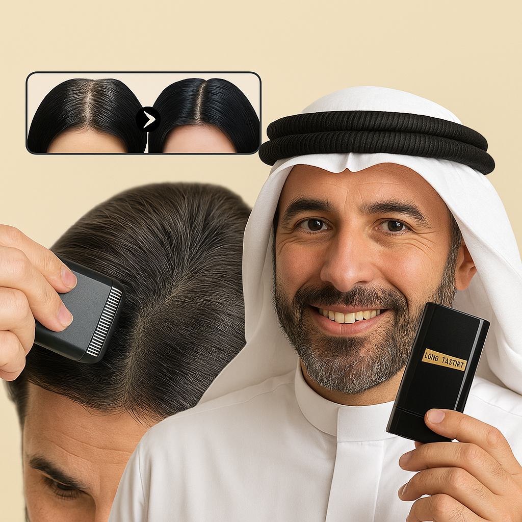 مشط تلوين الشعر المحمولة – لتغطية الشعر الأبيض بسهولة