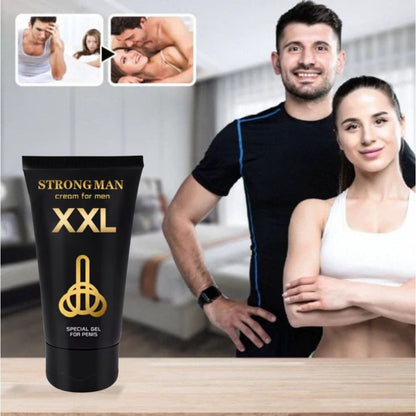 Strong Man XXL – كريم تعزيز الثقة والراحة, تكبير وتكثيف للرجال