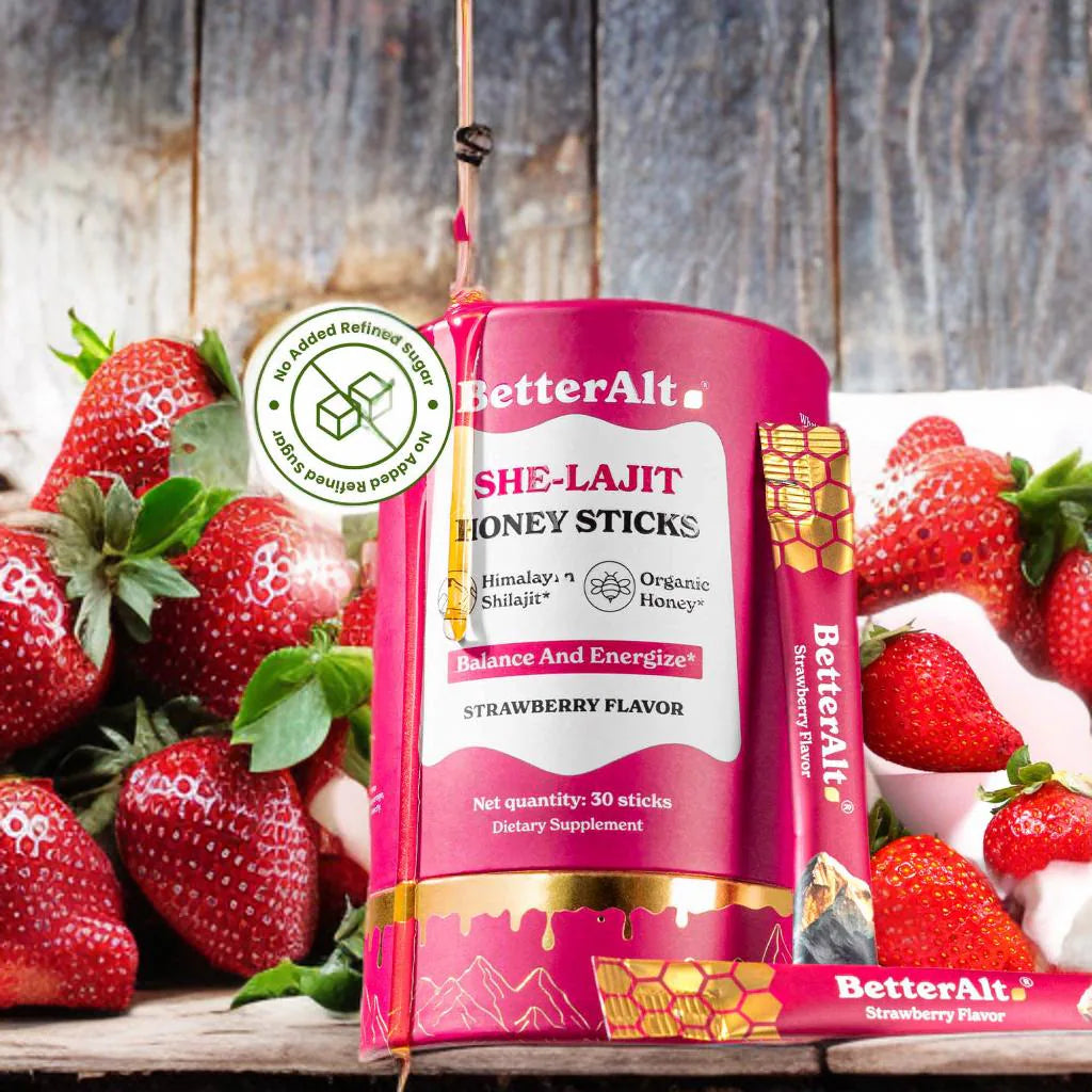 SHE-Lajit™ عسل طبيعي لدعم الخصوبة والطاقة الأنثوية